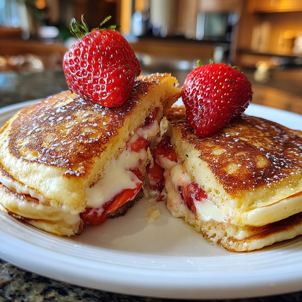 Erdbeer Pfannkuchen Füllung