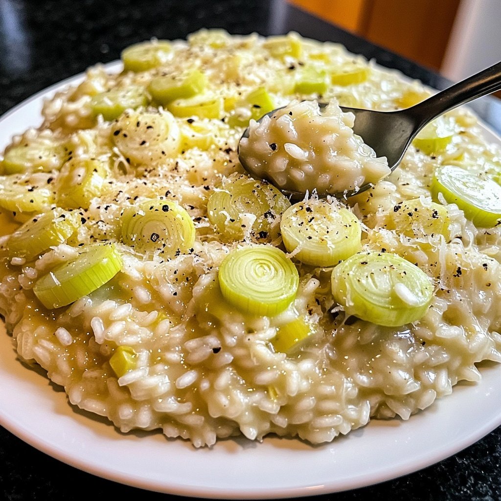 Risotto mit Lauch