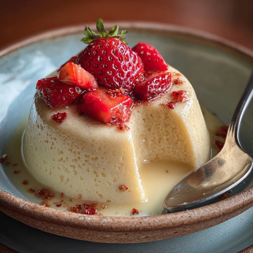 Erdbeer Pudding Mit Vanille